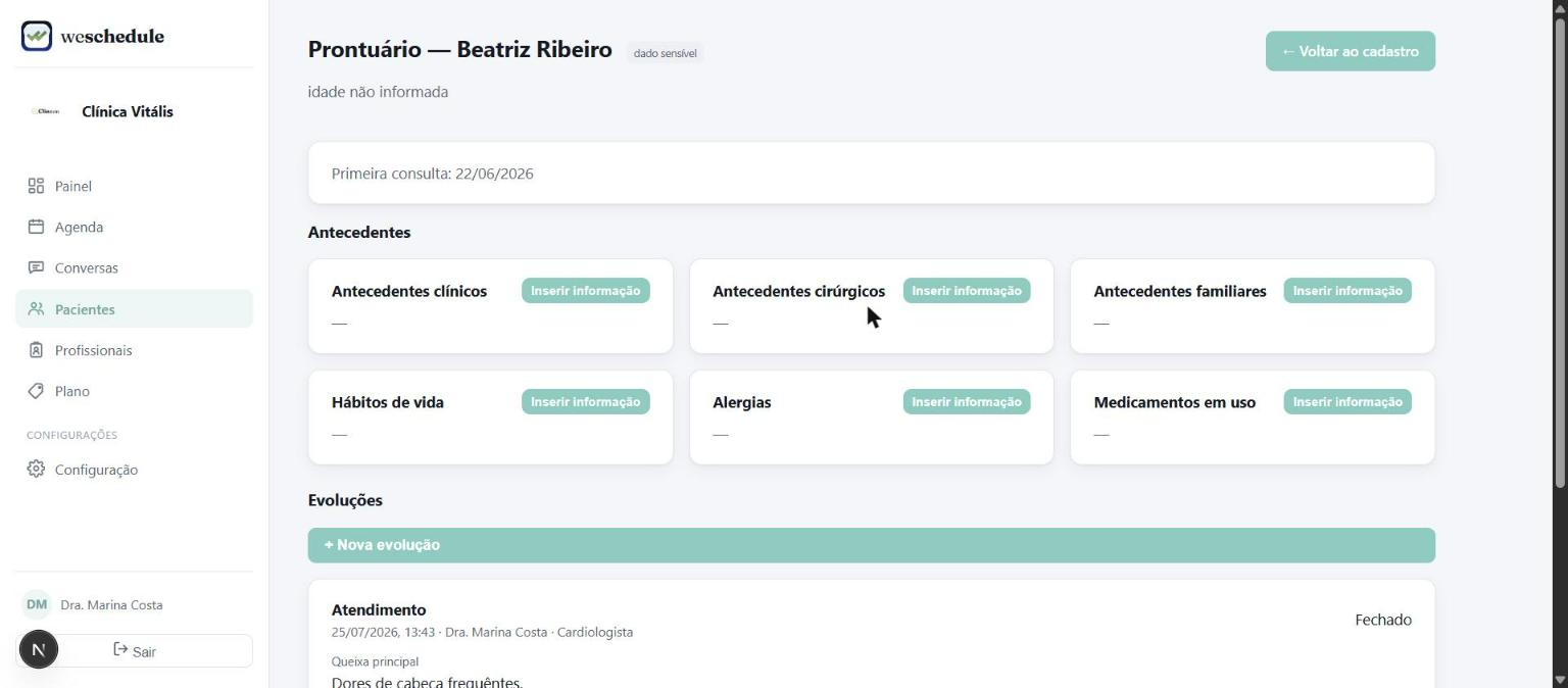 Prontuário eletrônico